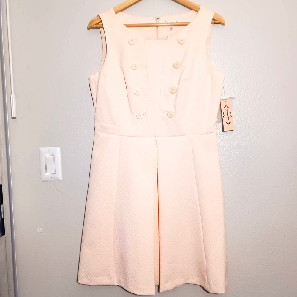 Nanette Lepore Ballet Slipper Wedding/Party Sleeveless Orange Coral Siz 10 Dress